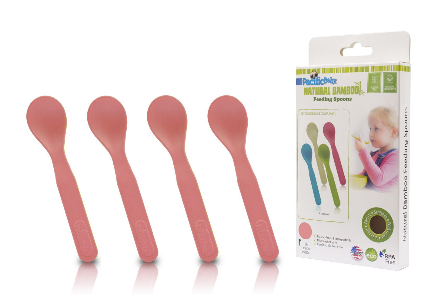 Feeding Spoons - 4 pieces - Pacific Baby