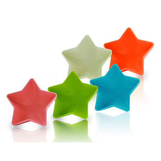 Star Bowl Set (Multi-Color) - 5 pieces