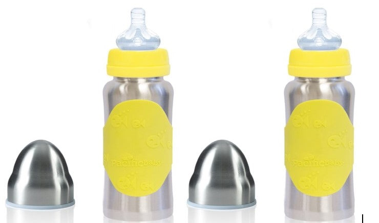 Pacific Baby Hot-Tot Stainless Steel Insulated Baby Bottle - Swirls –  Pacific Baby Inc.