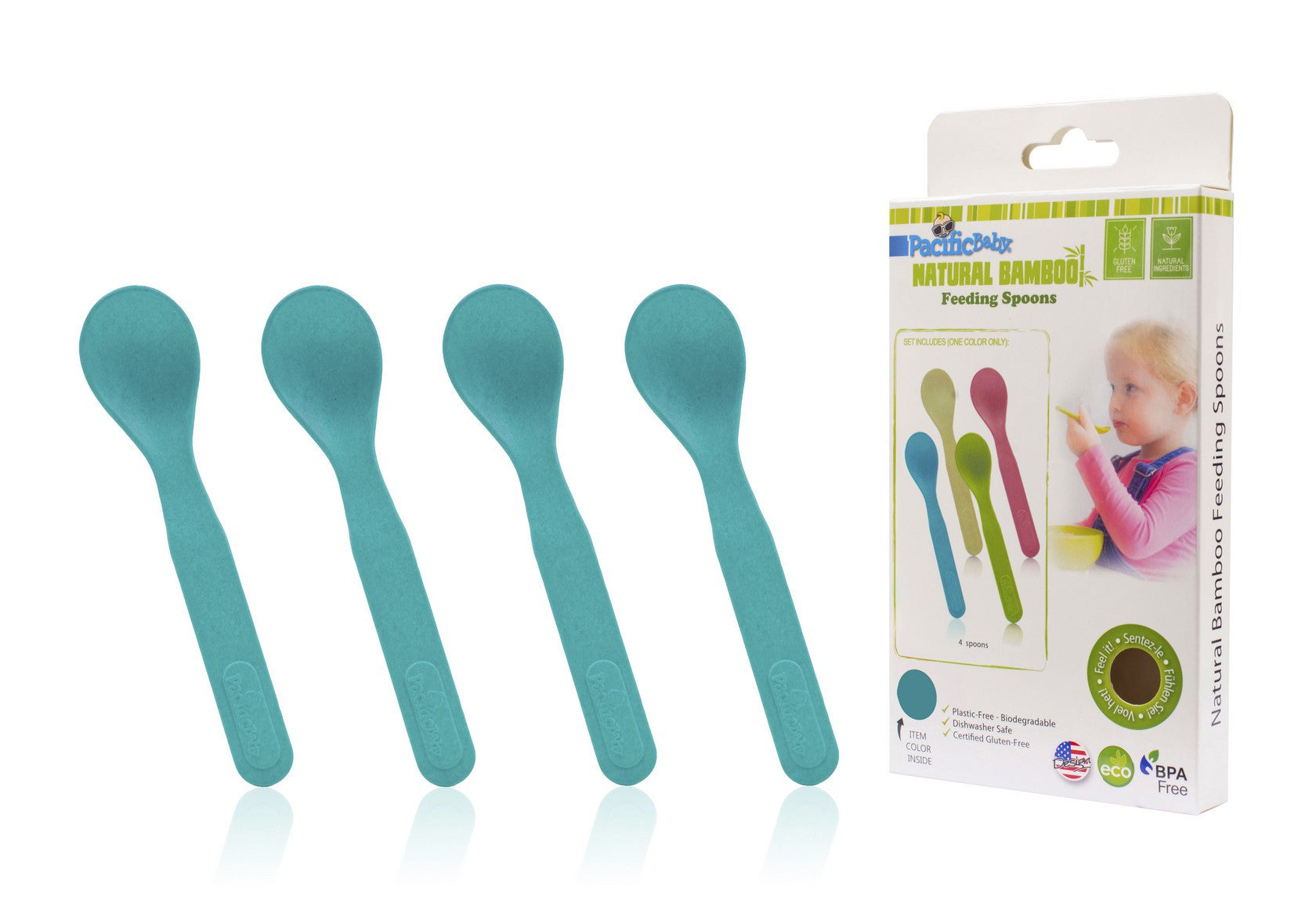 Feeding Spoons - 4 pieces - Pacific Baby