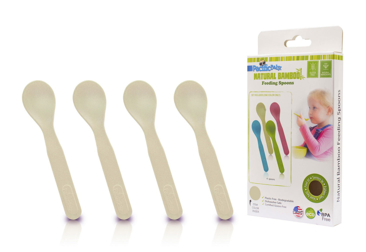 Feeding Spoons - 4 pieces - Pacific Baby