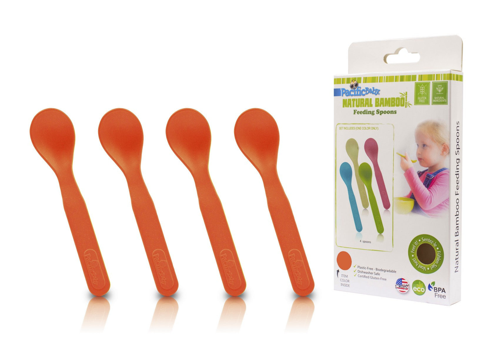 Pacific Baby Bamboo Feeding Spoons – Pacific Baby Inc.