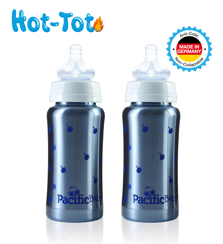 Pacific Baby Hot-Tot 7 oz Insulated Baby Bottle - 2 Pack - Pacific Baby
